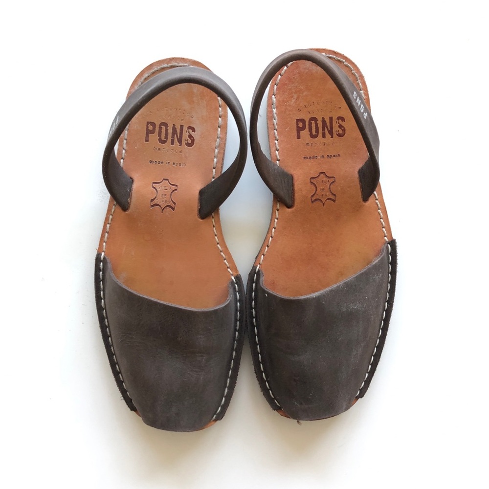 Pons Avarcas Classic Style Dark Brown - Size 38